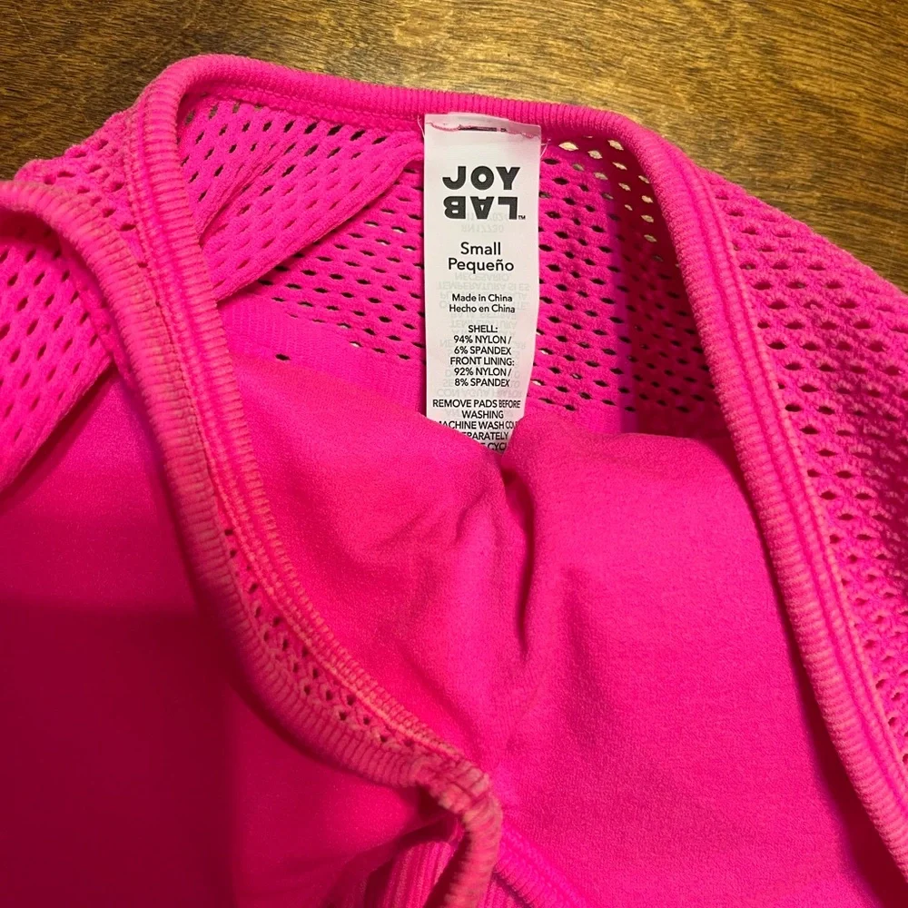 NWT JoyLab Vibrant Pink Shapewear Bodysuit Size Small - Picture 7 of 7